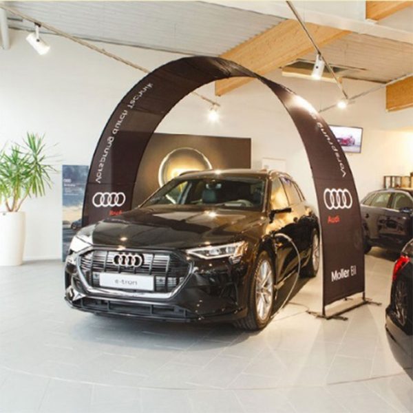 Bannerbow for Car Showroom Interiors [Audi]