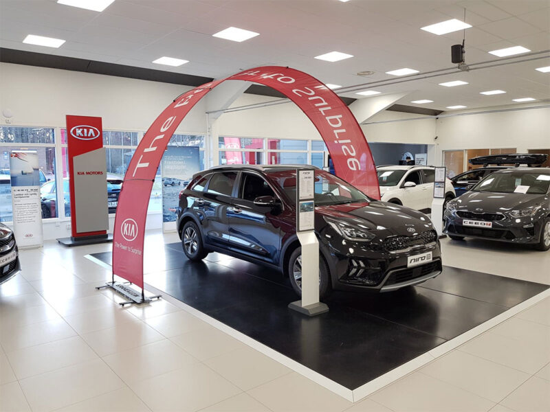 Kia harnesses captivating power of Bannerbow to redefine experience of new car launches