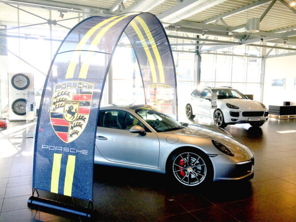 Porsche Showrooms Choose Bannerbow