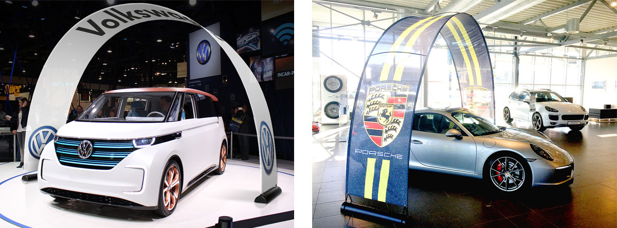 Bannerbow arches for Porsche and Volkswagen